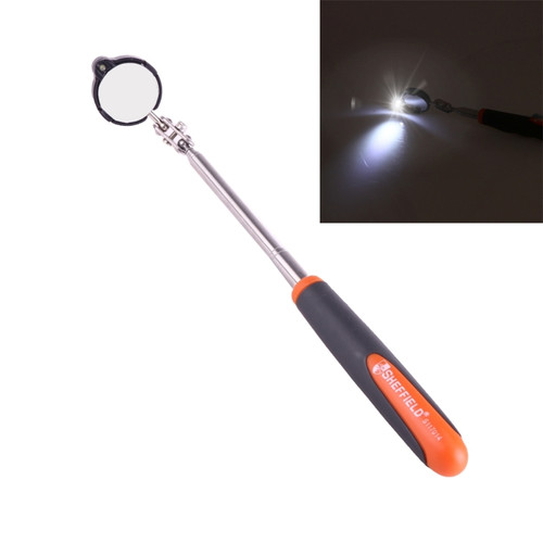 Retractable Vehicle Car Chassis Telescoping Inspection Mirror with 1 PCS 3mm LED Light, Mirror Diameter: 32mm, Max Expanding Length: 905mm, Diameter: 32mm, Max Expanding Length: 905mm