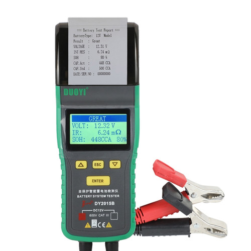 DUOYI DY2015B Car 12V Battery Tester, DY2015B