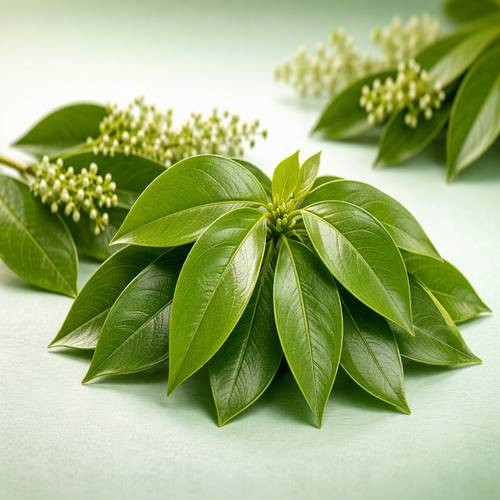 Cassia leaves from Vietnam used for bulk essential oil production and wholesale supply.