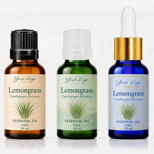 Lemongrass (Private Label) private label essential oil bottle