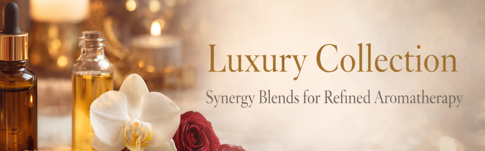 Luxury Collection synergy blends for refined aromatherapy, crafted for spa, wellness, and private-label use.