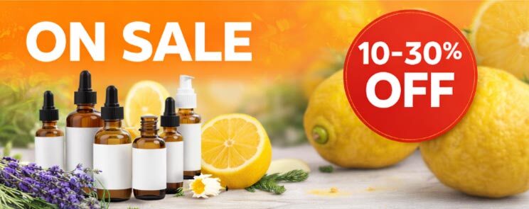 On Sale – 10 to 30 percent off
