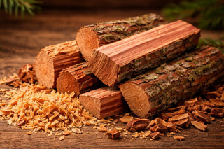 Cedarwood essential oil wood chips