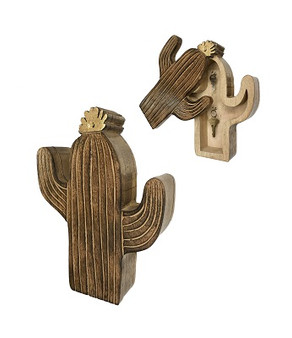 Cactus Wood Wall Key Box