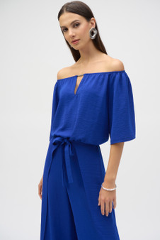 Gauze Off-Shoulder Culotte Jumpsuit