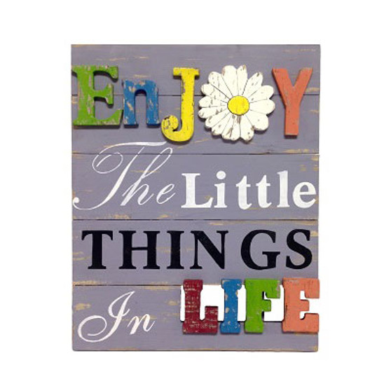 Little Things... 3-D Wood Plaque