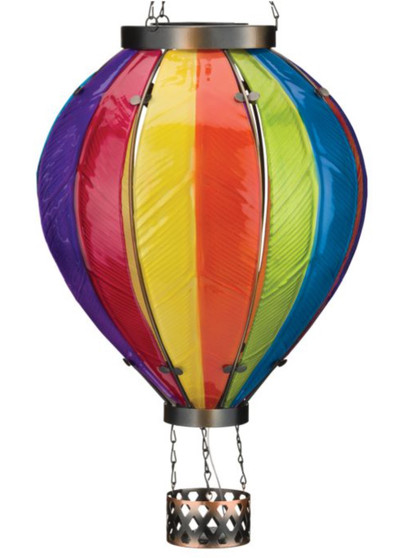 Hot Air Balloon Solar Lantern XLG - Rainbow