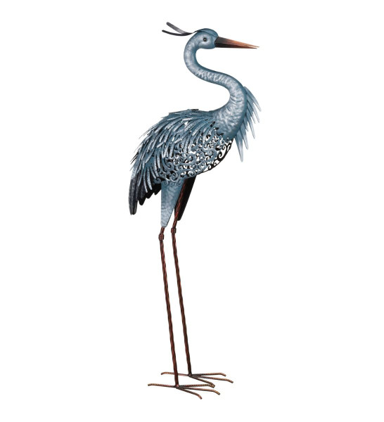 Metallic Blue Solar Heron - Down