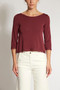 Burgundy Sweater/Long Sleeve - Blukey