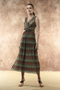 Hanita - Pleated Dress w/ Crossover Neckline