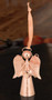 Rose Gold Angel Bell 4" - Heart