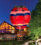 Hot Air Balloon Solar Lantern LG - Stripe