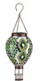 Mosaic Hot Air Balloon Solar Lantern Green