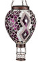 Mosaic Hot Air Balloon Solar Lantern Purple