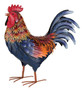 Arroyo Rooster Decor LG