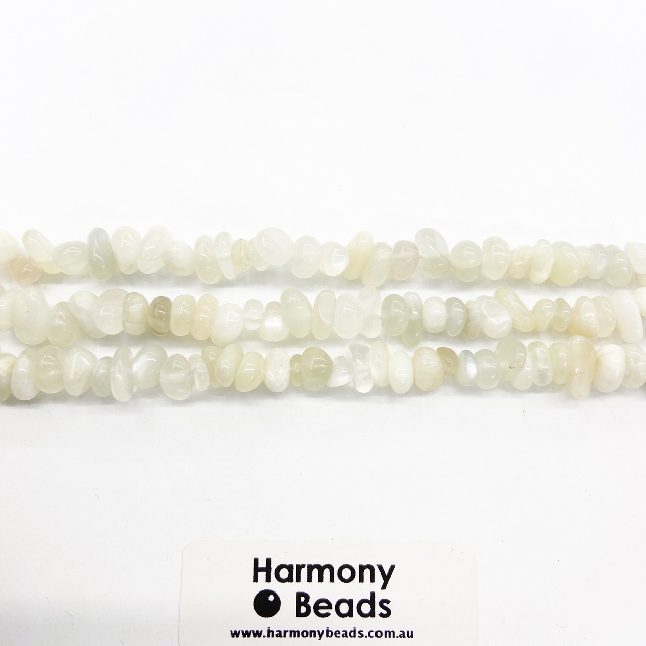 Moonstone Smooth Chip Beads, Natural Harmony Beads Online