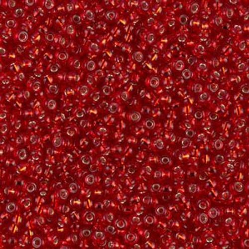 Miyuki Seed Beads 11-911 Silver Lined Ruby