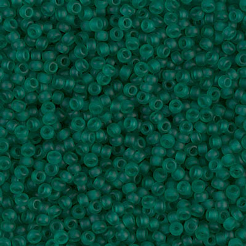 Miyuki Seed Beads 11-9147F Matte Transparent Dark Green