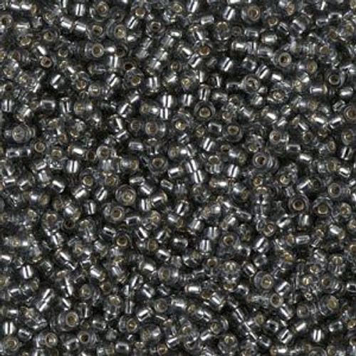 Miyuki Seed Beads 11-921 Silver Lined Transparent Grey