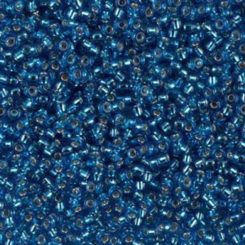 Miyuki Seed Beads 11-925 Silver Lined Capri Blue