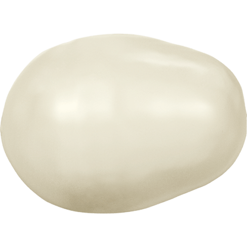 Swarovski 5821 Pear-Shaped Pearl Bead, 11x8mm Cream
