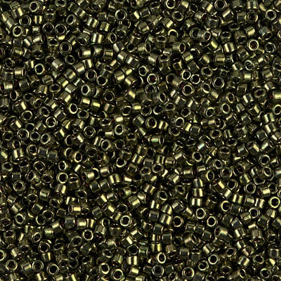 Miyuki Delica Beads 11/0 DB011 Metallic Olive