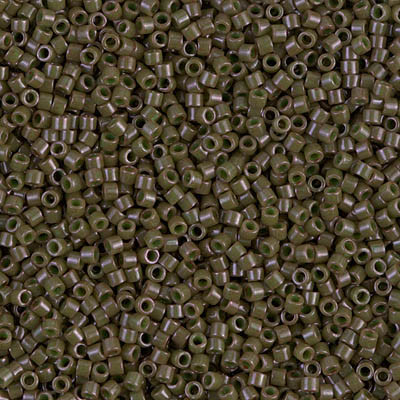 Miyuki Delica Beads 11/0 DB657 Opaque Olive