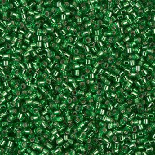Miyuki Delica Beads 11/0 DB046 Silver Lined Lt Green