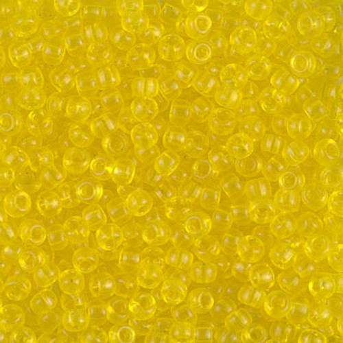 Miyuki Seed Beads 8-9136 Trans Yellow 22 grams