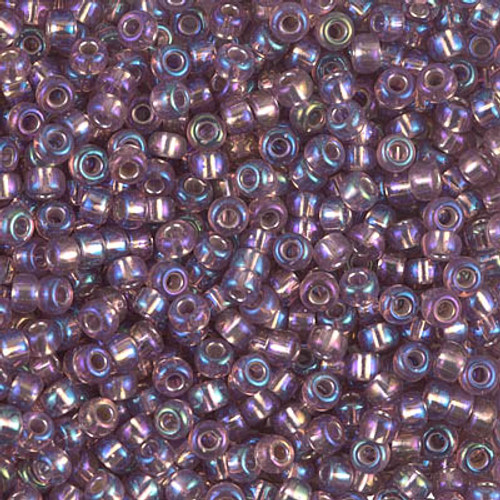 Miyuki Seed Beads 8-91012 Silver Lined Smoky Amethyst AB Miyuki Seed Beads 8-91012 Silver Lined Smoky Amethyst AB