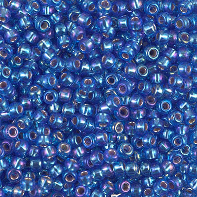 Miyuki Seed Beads 8-91019 Silver Lined Sapphire AB