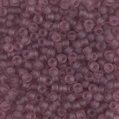 Miyuki Seed Beads 8-9142F Matte Trans Smoky Amethyst
