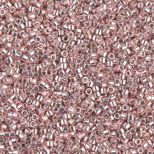 Miyuki Delica Beads 11/0 DB418 Galvanized Light Rose