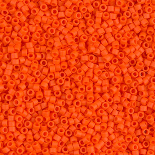 Miyuki Delica Beads 11/0 DB752 Matte Opaque Orange