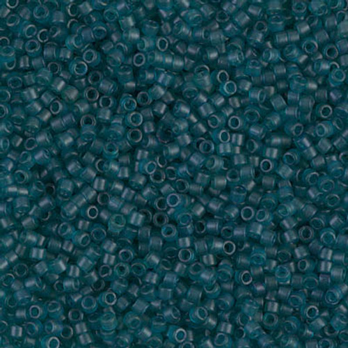 Miyuki Delica Beads 11/0 DB788 Matte Trans Blue Zircon 7.2 grams