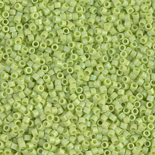 Miyuki Delica Beads 11/0 DB876 Matte Opaque Chartreuse AB 7.2grams