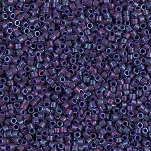 Miyuki Delica Beads 11/0 DB135 Metallic Midnite Purple