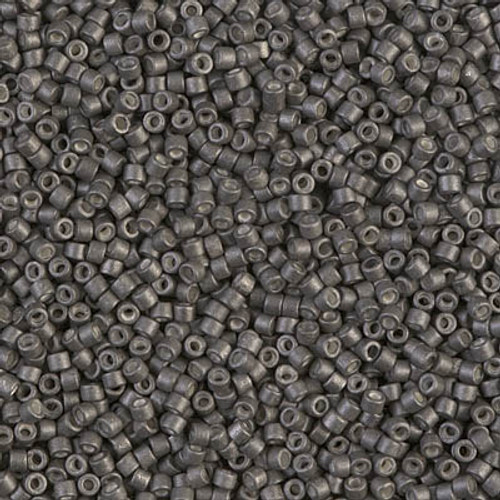 Miyuki Delica Beads 11/0 DB1175 Galvanised Matte Graphite