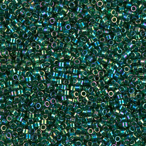 Miyuki Delica Beads 11/0 DB175 Transparent Emerald AB