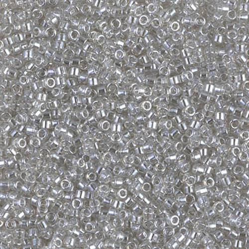 Miyuki Delica Beads 11/0 DB1231 Trans Grey Mist Luster