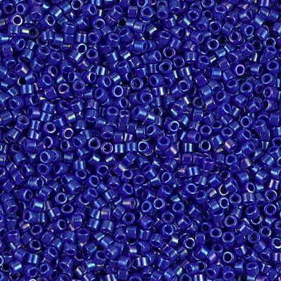 Miyuki Delica Beads 11/0 DB216 Opaque Royal Blue Luster