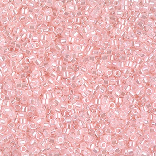 Miyuki Delica Beads 11/0 DB234 Lined Crystal Pale Salmon