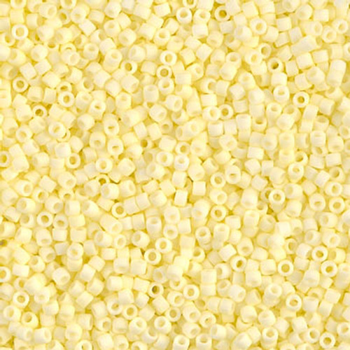 Miyuki Delica Beads 11/0 DB1511 Matte Opaque Pale Yellow