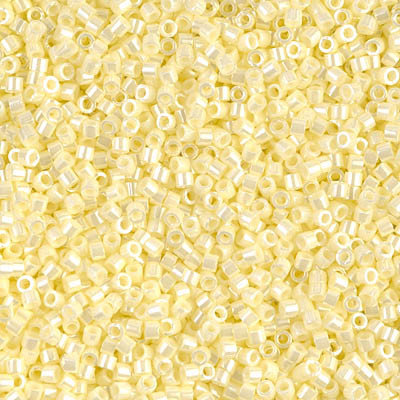 Miyuki Delica Beads 11/0 DB1531 Opaque Pale Yellow Ceylon