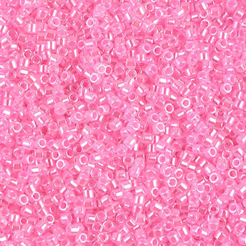 Miyuki Delica Beads 11/0 DB246 Lined Crystal Dark Pink 7.2grams