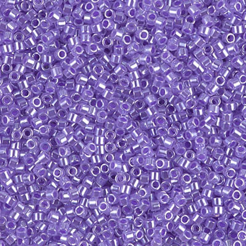 Miyuki Delica Beads 11/0 DB249 Lined Crystal Purple 7.2grams