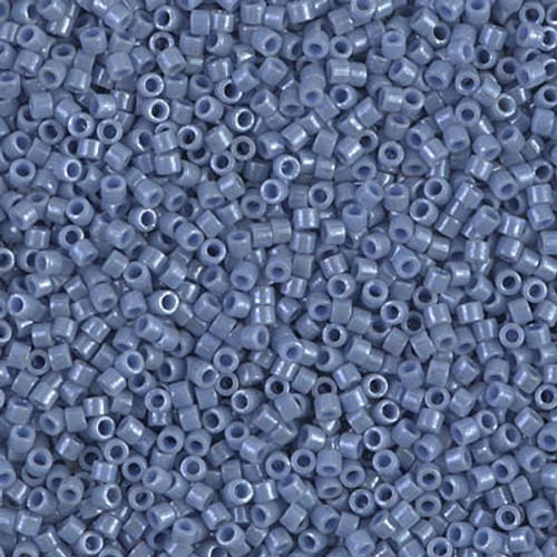 Miyuki Delica Beads 11/0 DB266 Opaque Denim Blue Luster 7.2grams