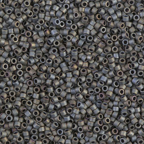 Miyuki Delica Beads 11/0 DB307 Matte Metallic Silver Grey 7.2grams