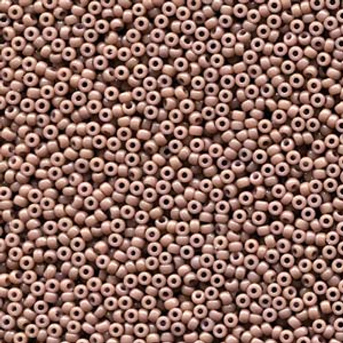 Miyuki Seed Beads 11-94455 Duracoat Opaque Dyed Grey (Mocca) 23 grams