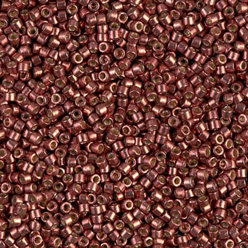 Miyuki Delica Beads 11/0 DB1842 Duracoat Galvanised Dark Cranberry